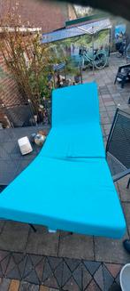 Opvouwbaar speelmatras - turquoise, Huis en Inrichting, Ophalen, Eenpersoons, Zo goed als nieuw, Overige maten