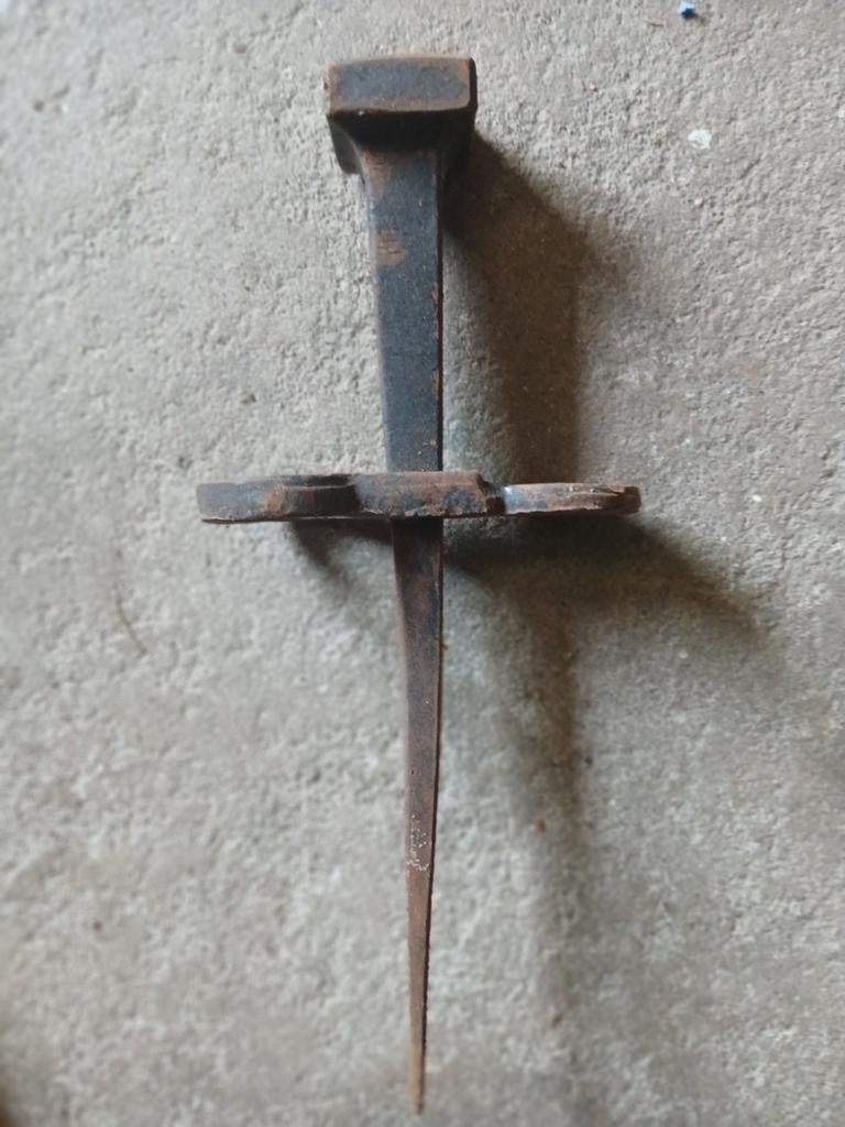 Antieke haarspit voor een zeis., Ophalen