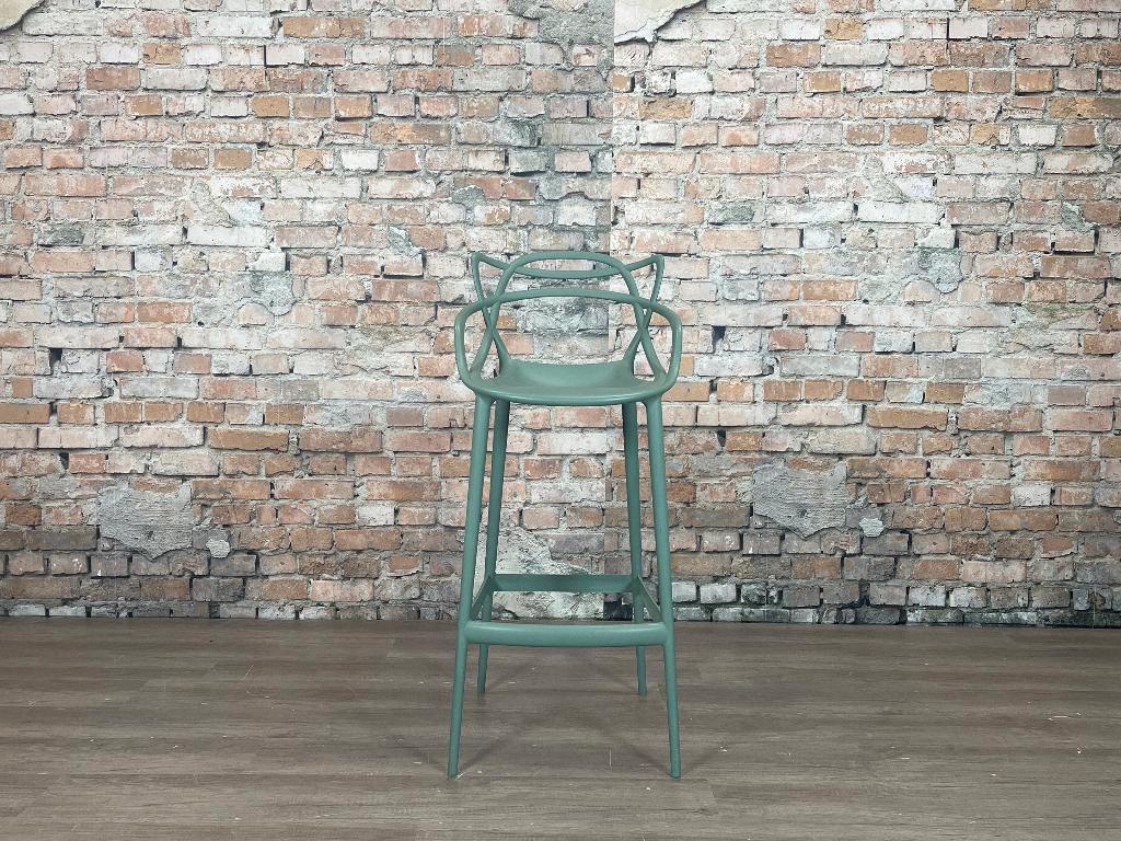 Kartell Masters Barstool groen bij TheReSales, Huis en Inrichting, Stoelen, Ophalen, Kunststof, Overige kleuren, Design