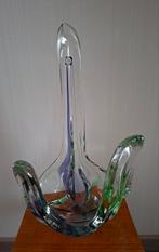 Vintage jaren 50 60 Max Verboeket kristal unie fruitschaal, Ophalen of Verzenden