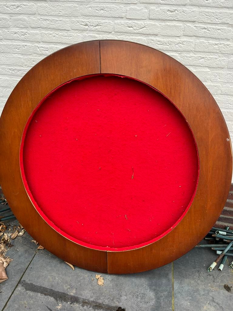 Pokertafel blad, Ophalen, Gebruikt, 100 tot 150 cm, Rond