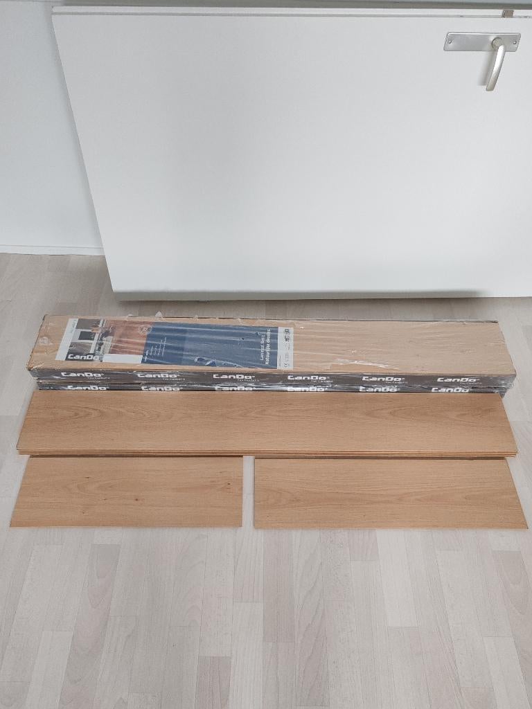 Kliklaminaat, Ophalen, Bruin, Nieuw, Minder dan 10 m²