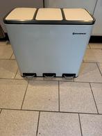 Prullenbak 3x18L, Ophalen, Kunststof, 40 liter of meer, Zo goed als nieuw