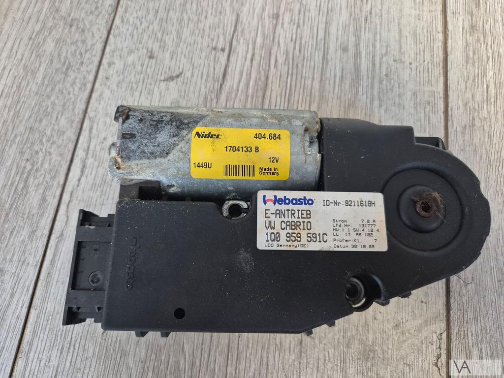 Cabrio dakmotor schuifdak VW Eos 2005 - 2011 1q0959591c €300, Auto-onderdelen, Gebruikt, -, Volkswagen, -
