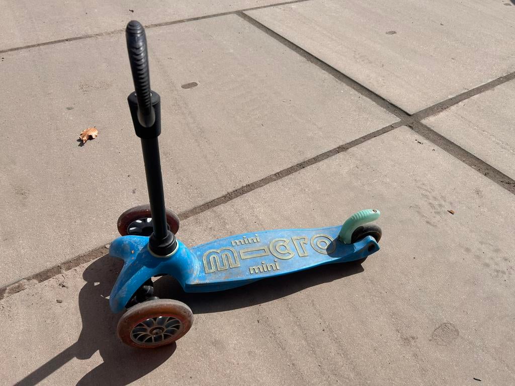 Micro mini step blauw jongen meisje, Ophalen, Zo goed als nieuw, Gewone step