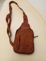 Mooie soft leren Cross Bodysling tas, Ophalen of Verzenden, Nieuw, Bruin