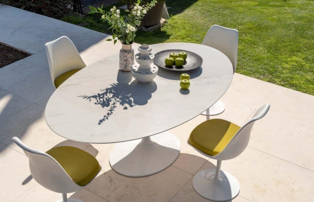 ceramique tulipe tafels eero saarinen tot 244 x 137 platner, Ophalen of Verzenden