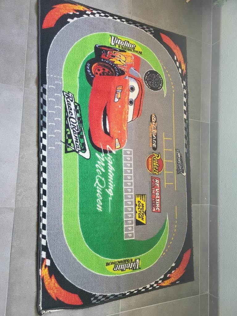 Cars speelmat vloerkleed Lightning McQueen, Ophalen, Gebruikt
