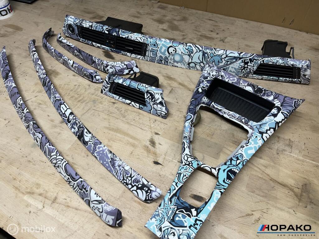 Interieurlijsten set BMW 3 serie E90 E91 E92 E93 m gewrapt, Auto-onderdelen, Interieur en Bekleding, Gebruikt, Einsteinlaan 5 rijswijk