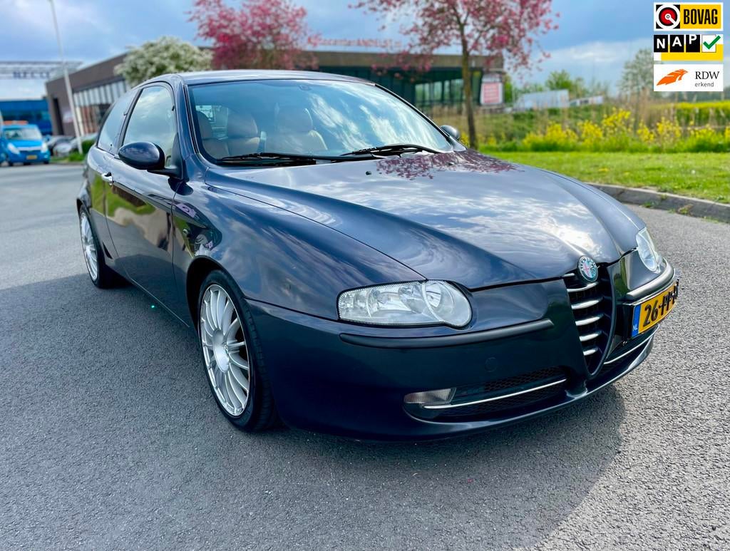 Alfa Romeo 147 1.6 T.Spark Lusso, Airco, Carplay, Cam, Leder, Auto's, Alfa Romeo, Voorwielaandrijving, Gebruikt, 4 cilinders, 1165 kg