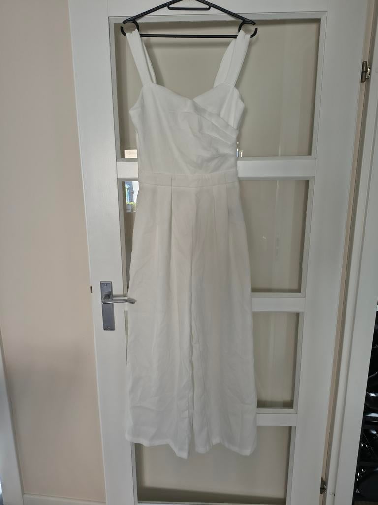 Nette witte jumpsuit XS/34, Kleding | Dames, Jumpsuits, Ophalen of Verzenden, Zo goed als nieuw, Maat 34 (XS) of kleiner, Wit