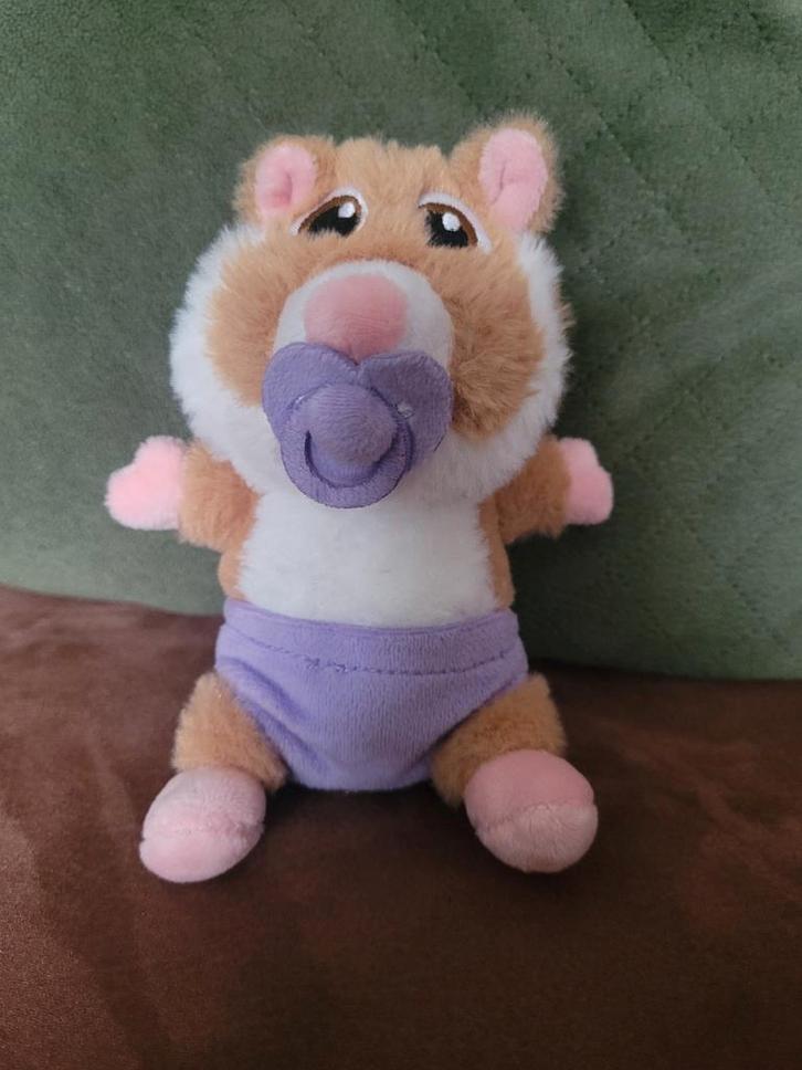 Albert Heijn Hamster Baby Paars Knuffel, Kinderen en Baby's, Speelgoed | Knuffels en Pluche, Zo goed als nieuw, Overige typen