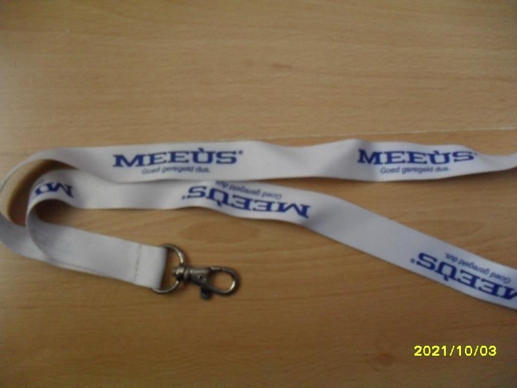 NIEUW, Wit, Keycord Van Meeus., Ophalen of Verzenden, Nieuw, Overige typen