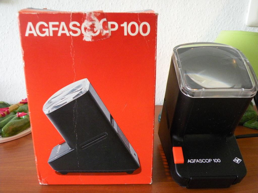 Diaviewer. Agfascop 100. In uitstekende staat., Audio, Tv en Foto, Diaprojectors, Ophalen of Verzenden, Zo goed als nieuw, Met scherm
