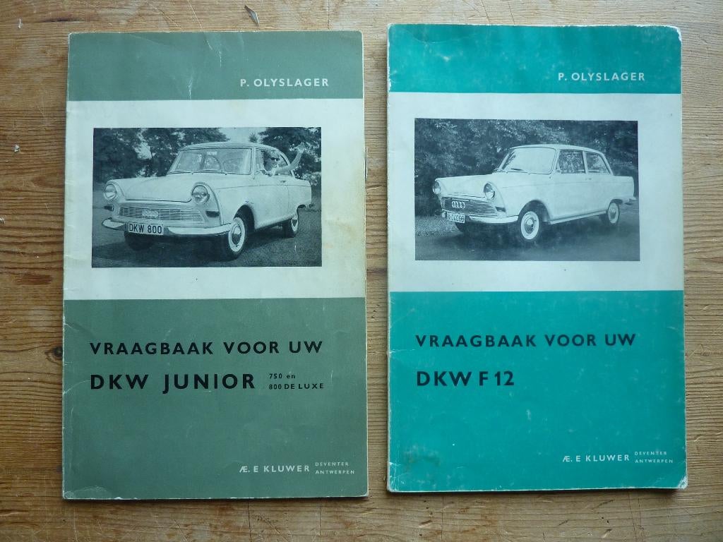 2x DKW vraagbaak F12, Junior, Ophalen of Verzenden