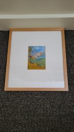 Aquarel van G. Lyklema; Diverse kleuren 32 x 35,5 cm prent, Ophalen of Verzenden, Voor 1940