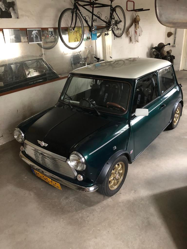 Mini 1300 1.3 Cooper 1991 Groen, Auto's, Mini, Particulier, Benzine, Hatchback, Handgeschakeld, Origineel Nederlands, Groen, Voorwielaandrijving