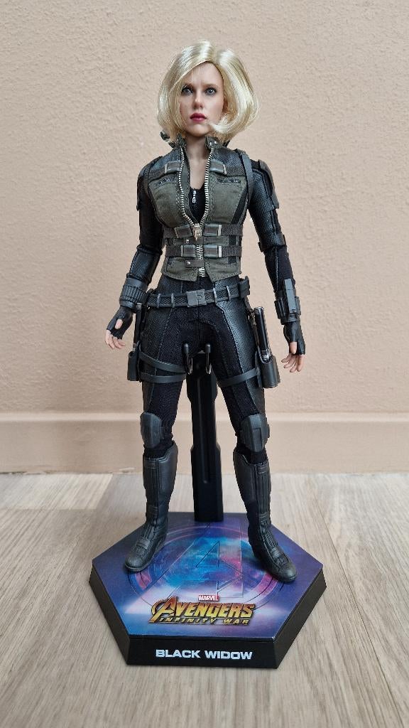 Hot Toys Black Widow - Infinity Car (MMS460), Ophalen of Verzenden, Zo goed als nieuw, Actiefiguur of Pop