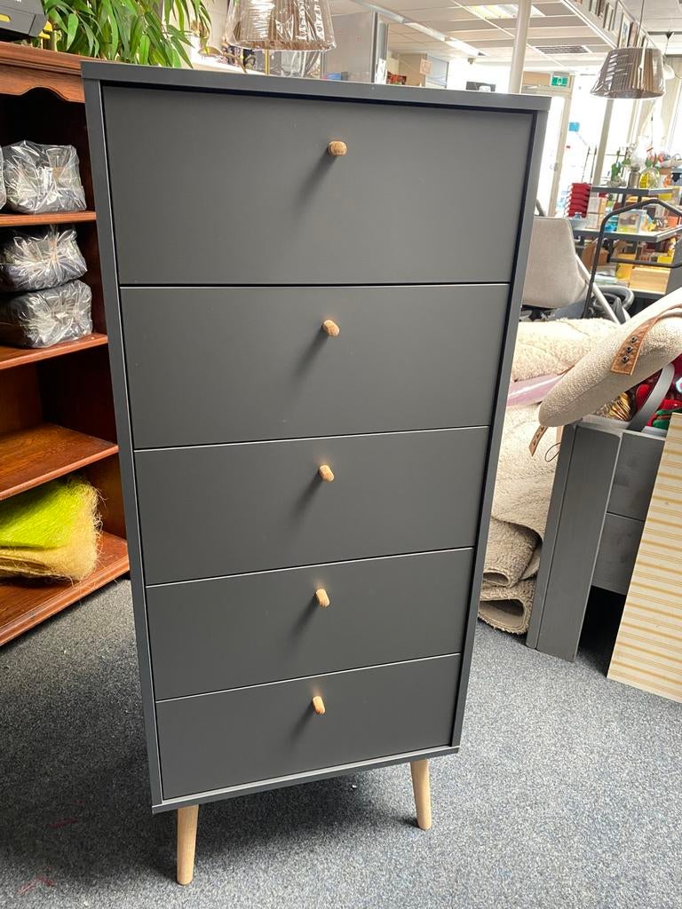 Bodo ladekast van €169,- NU €49,-, Huis en Inrichting, Kasten | Ladekasten, Ophalen, 5 laden of meer, Nieuw, Minder dan 100 cm