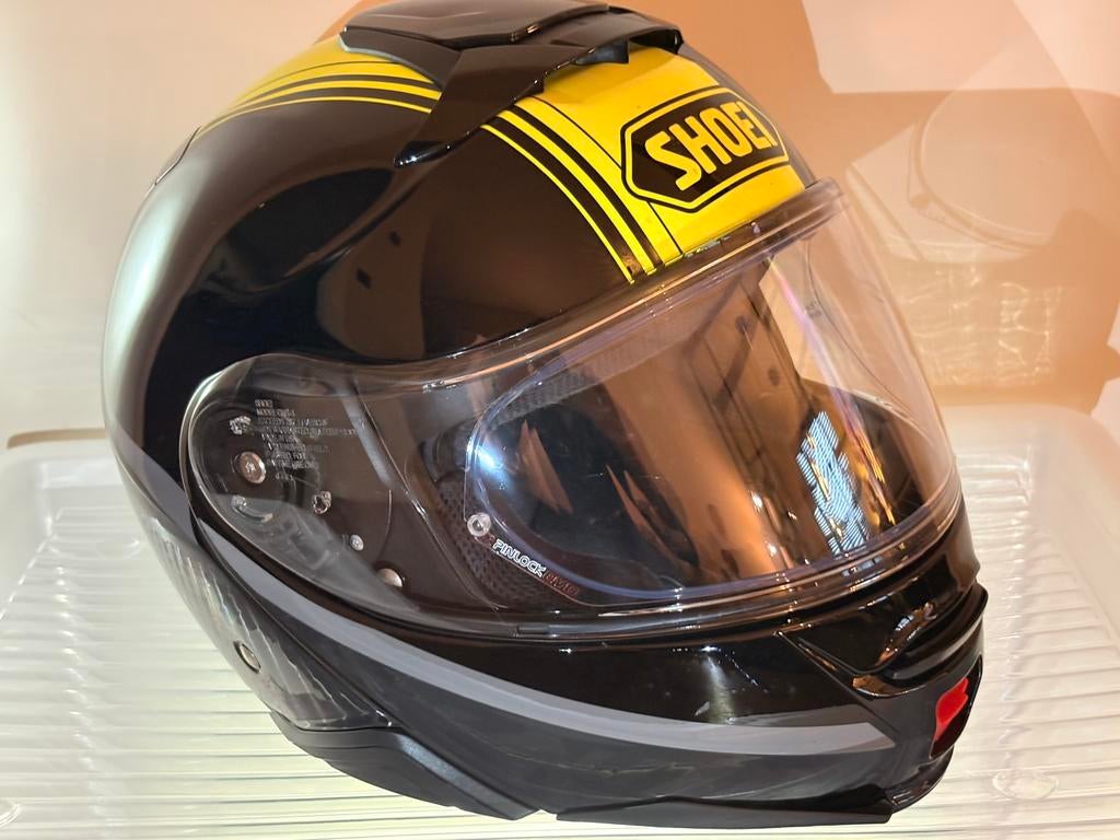 Shoei Neotec 2 Separator maat L zwart neon geel, Systeemhelm, Heren, Ophalen of Verzenden, Shoei