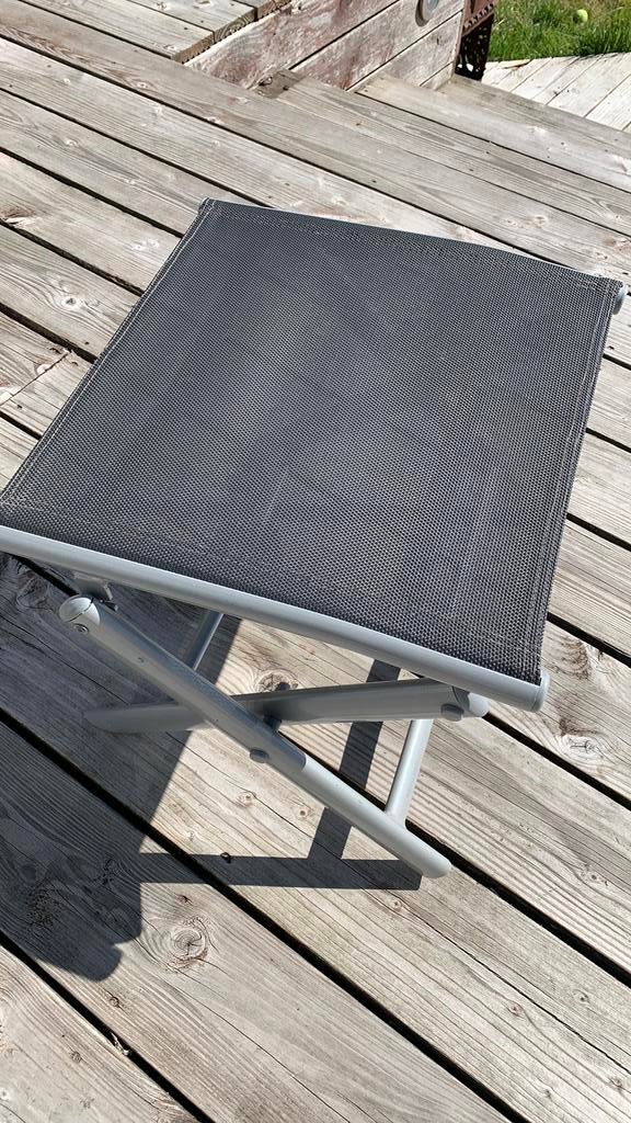 Krukje camping. Aluminium. Opklapbaar, Ophalen, Zo goed als nieuw, Campingstoel