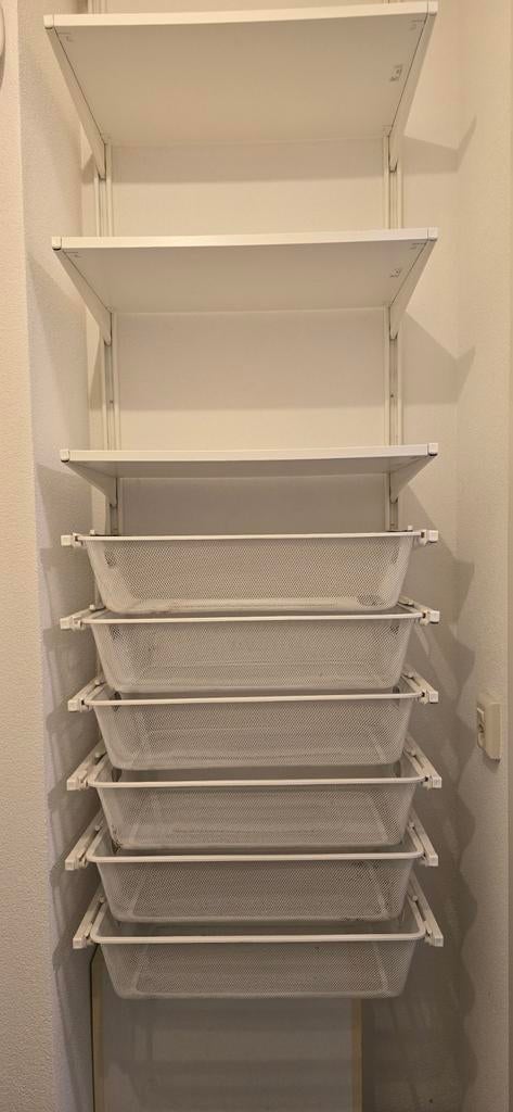 IKEA Lade Stelling met 6 Draadmanden - Wit, Ophalen of Verzenden