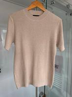 G-max shirt maat M zandkleurig met glitter, Maat 38/40 (M), Beige, Ophalen of Verzenden, Korte mouw