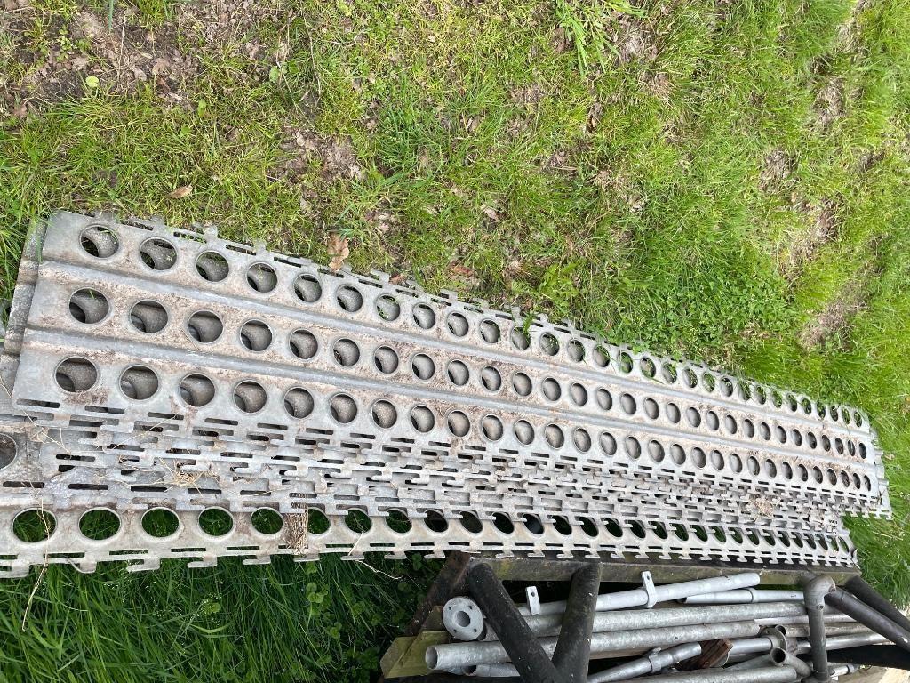 gegalvanisserde rijplaten , 200x50cm zand platen 8 stuk, Gebruikt, Niet ingevuld, Niet ingevuld, Ophalen