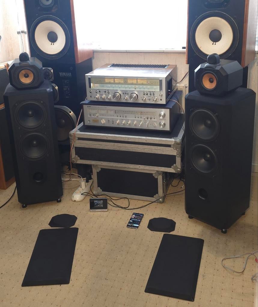 B&W 802 MATRIX S2, Audio, Tv en Foto, Luidsprekers, Front, Rear of Stereo speakers, Ophalen