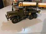 1:50 GMC leger truck afsleepkraan (kunstof), Verzenden, Zo goed als nieuw, Bus of Vrachtwagen