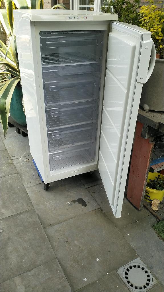 vrieskast zanussi  H125xbr55xd60cm, Gebruikt, 120 tot 140 cm, Minder dan 60 cm, Vrijstaand