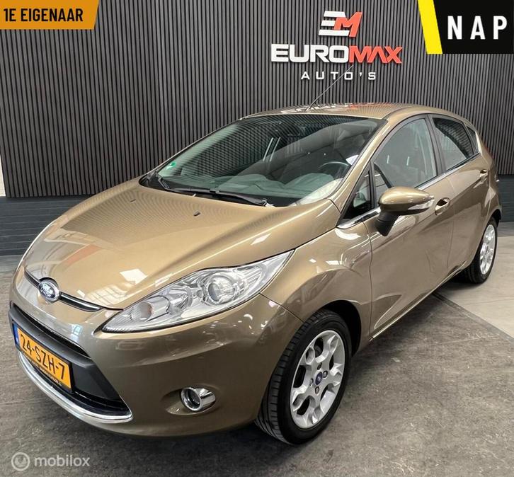Ford Fiesta 1.6 Titanium 1e Eigenaar - NAP - Parkeer Sensor, Auto's, Ford, Bedrijf, Te koop, Fiësta, ABS, Airbags, Airconditioning