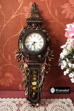 Vintage wandklok barok / pendule boulangère klok antiek, Ophalen of Verzenden, Gebruikt, Wandklok