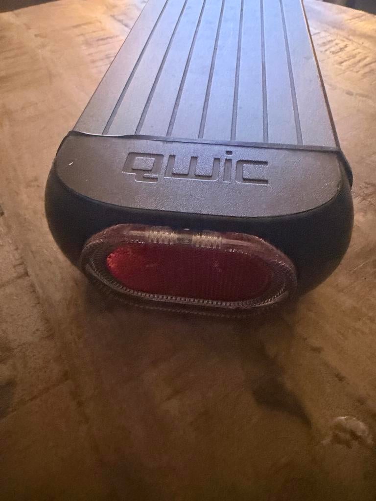 QWIC fietsaccu, Verzenden, Gebruikt