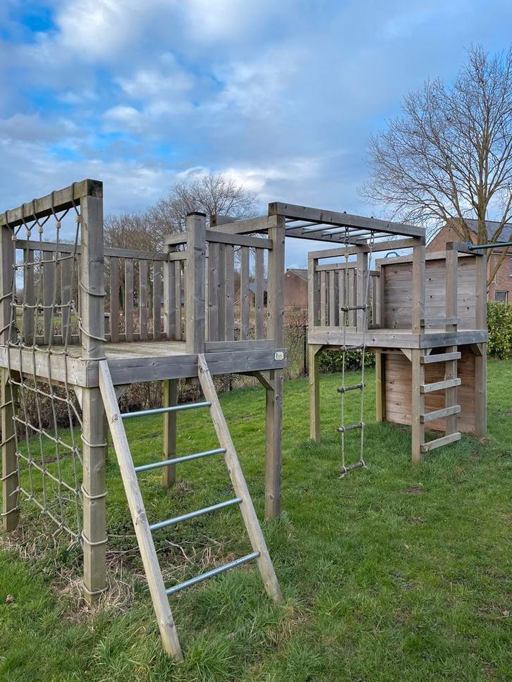 Speeltoestel, Kinderen en Baby's, Speelgoed | Buiten | Speeltoestellen, Gebruikt, Klimnet, Ophalen