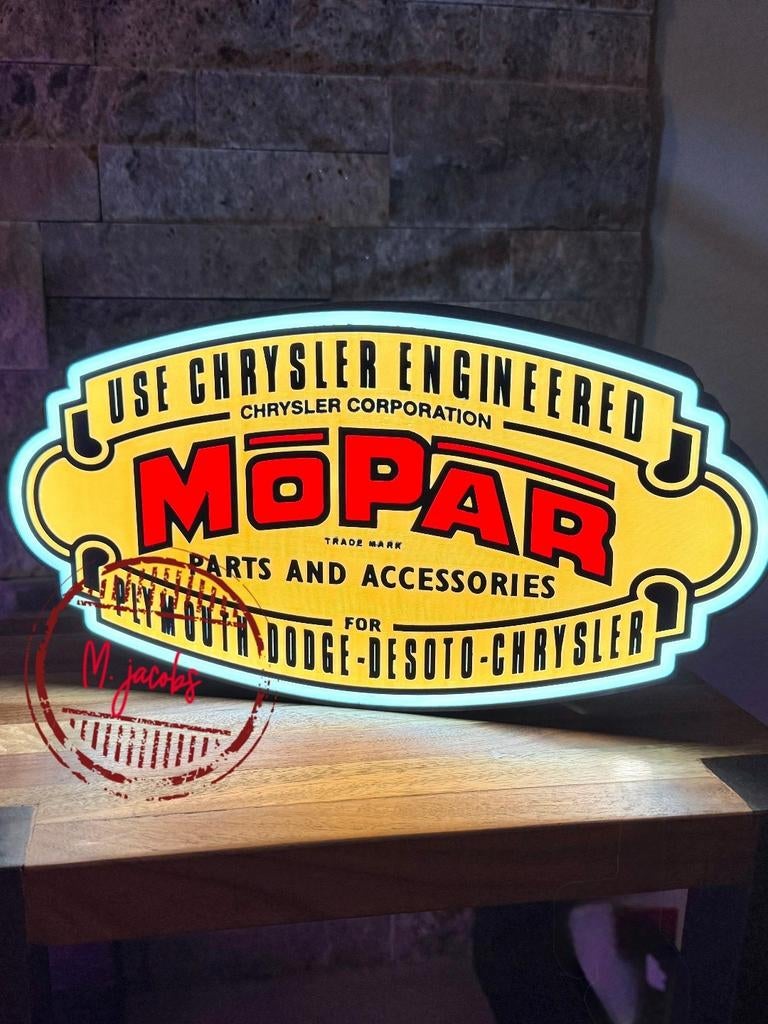 Mopar lichtbak nu €29,95, Verzamelen, Ophalen of Verzenden, Nieuw, Lichtbak of (neon) lamp