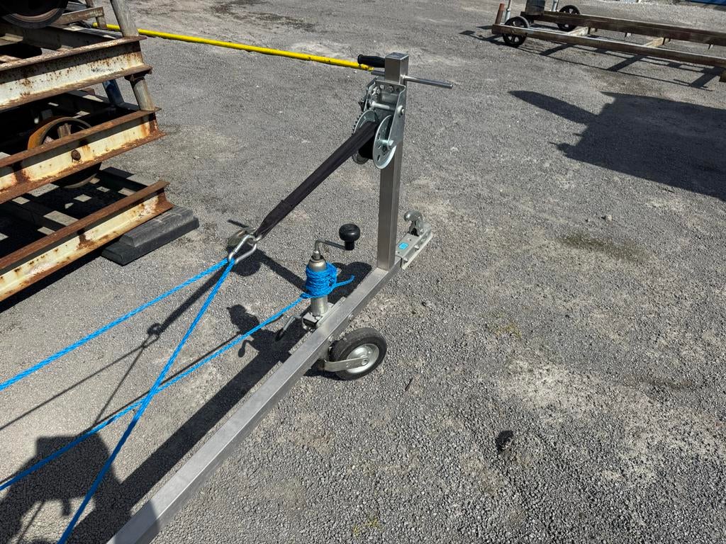 Stallingstrailer voor rubberboot - Handige bootstalling, Watersport en Boten, Ophalen of Verzenden, Gebruikt, Overige typen