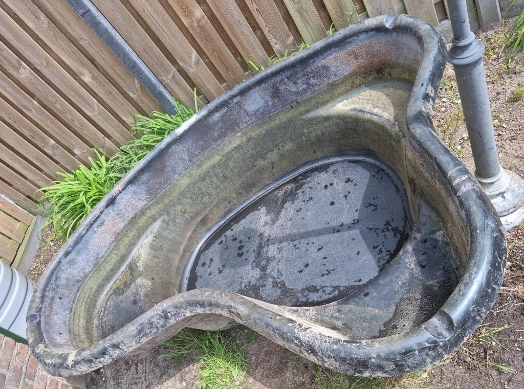 Schitterende voorgevormde sterke polyester vijver 2.15x1.60m, Ophalen, Zo goed als nieuw