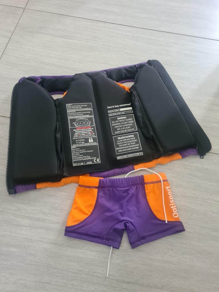 Zwemvest zed & sop met zwembroekje., Ophalen, Jongen of Meisje, One size, Nieuw