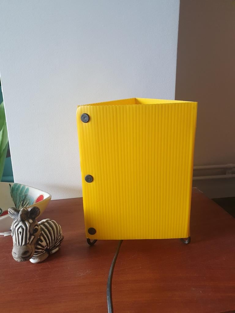 Vintage ikea TON lampje, Huis en Inrichting, Lampen | Tafellampen, Kunststof, Gebruikt, Ophalen of Verzenden, Minder dan 50 cm