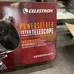 Celestron Powerseeker 127EQ Telescoop | als nieuw | 404380, Lenzentelescoop (refractor), Met statief, Ophalen of Verzenden, Zo goed als nieuw