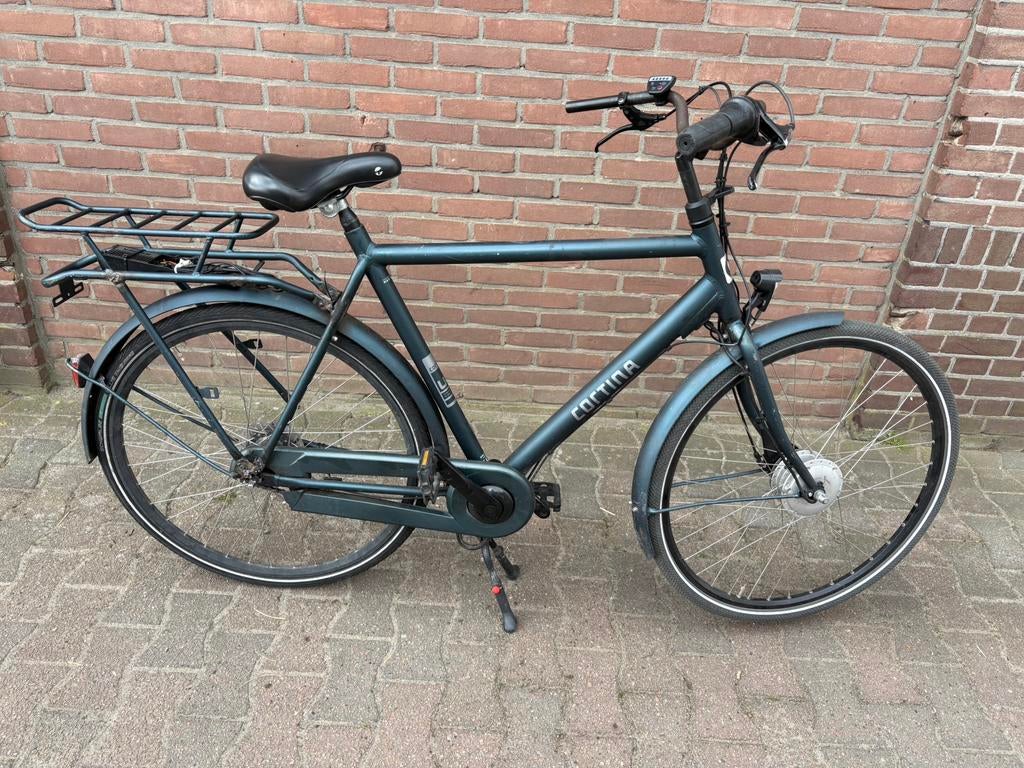 Te koop elektrische herenfiets Cortina U1 opknapper!, Fietsen en Brommers, Elektrische fietsen, Ophalen of Verzenden, Gebruikt