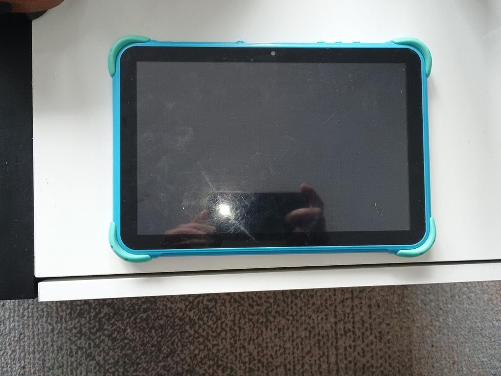 Kindertablet blauw met hoes, Ophalen of Verzenden, 10 inch, 32 GB