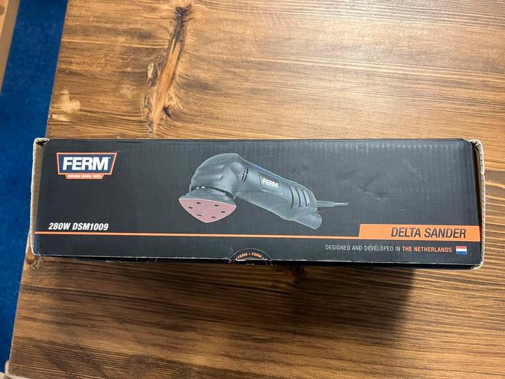 Ferm Delta Schuurmachine 280W DSM1009, Doe-het-zelf en Verbouw, Gereedschap | Schuurmachines, Gebruikt, Overige typen, Minder dan 600 watt