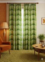 2083 Originele vintage retro stof stoffen gordijnstof Swiet, Overige kleuren, 120 cm of meer, Ophalen of Verzenden, Polyester