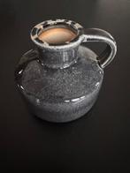 Keramieken Kruik - Donkergrijs met Craquelé Glazuur, Ophalen of Verzenden