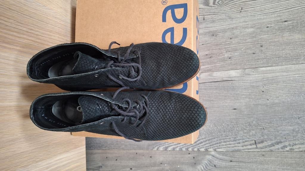 Durea maat 6 wijdte h, Kleding | Dames, Schoenen, Ophalen of Verzenden, Zo goed als nieuw, Zwart, Sneakers of Gympen