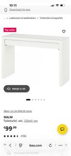 IKEA make up tafel, Ophalen, Zo goed als nieuw, 50 tot 100 cm, Minder dan 100 cm