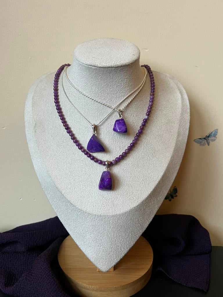 Sugiliet hanger topkwaliteit beschermt geluk healing magie, Paars, Nieuw, Ophalen of Verzenden, Verstelbaar