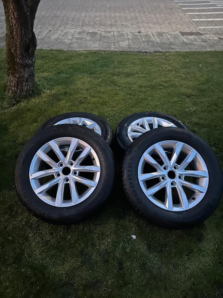 16" Originele Passat B8 velgen - 5x112, Ophalen, 16 inch, Banden en Velgen, All Season